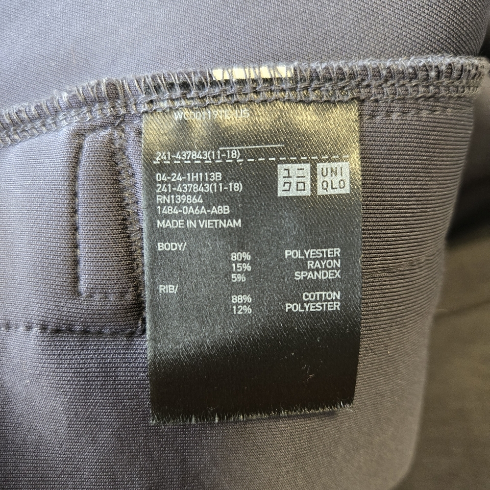 +J UNIQLO x Jil Sander Dry Sweat Full Zip-Up Hoodie, Size XL, Gray, Rare Item - Picture 13 of 15